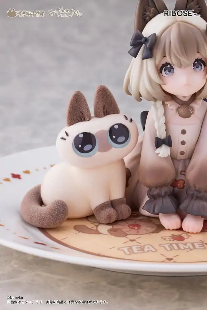 Decorated Life Collection Figurka PVC Tea Time Cats x Kot syjamski Azuki-san Friendship Collaboration Ekskluzywny Zestaw 18 cm zdjęcie produktu