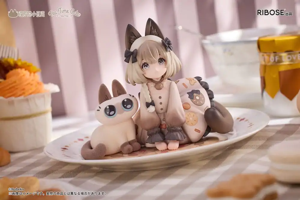Decorated Life Collection Figurka PVC Tea Time Cats x Kot syjamski Azuki-san Friendship Collaboration Ekskluzywny Zestaw 18 cm zdjęcie produktu