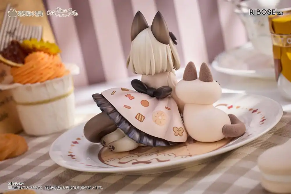 Decorated Life Collection Figurka PVC Tea Time Cats x Kot syjamski Azuki-san Friendship Collaboration Ekskluzywny Zestaw 18 cm zdjęcie produktu