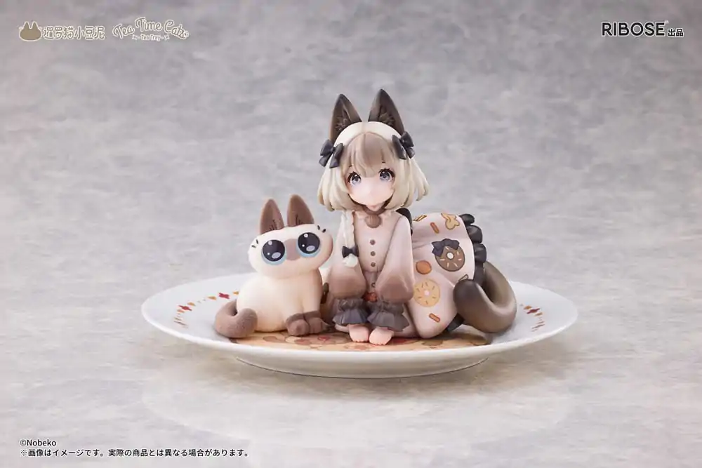 Decorated Life Collection Figurka PVC Tea Time Cats x Kot syjamski Azuki-san Friendship Collaboration Ekskluzywny Zestaw 18 cm zdjęcie produktu