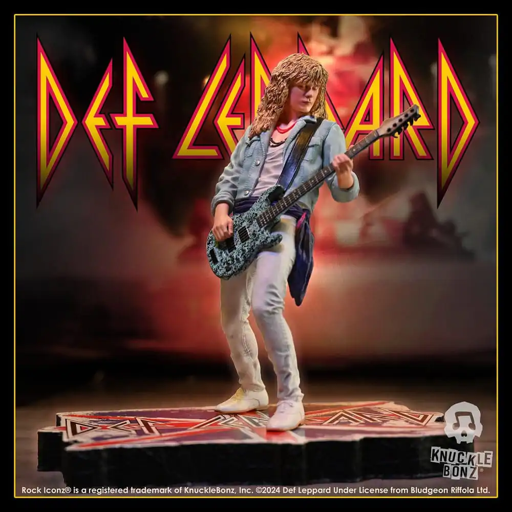 Def Leppard Rock Iconz Statue Rick Savage 24 cm Statua zdjęcie produktu