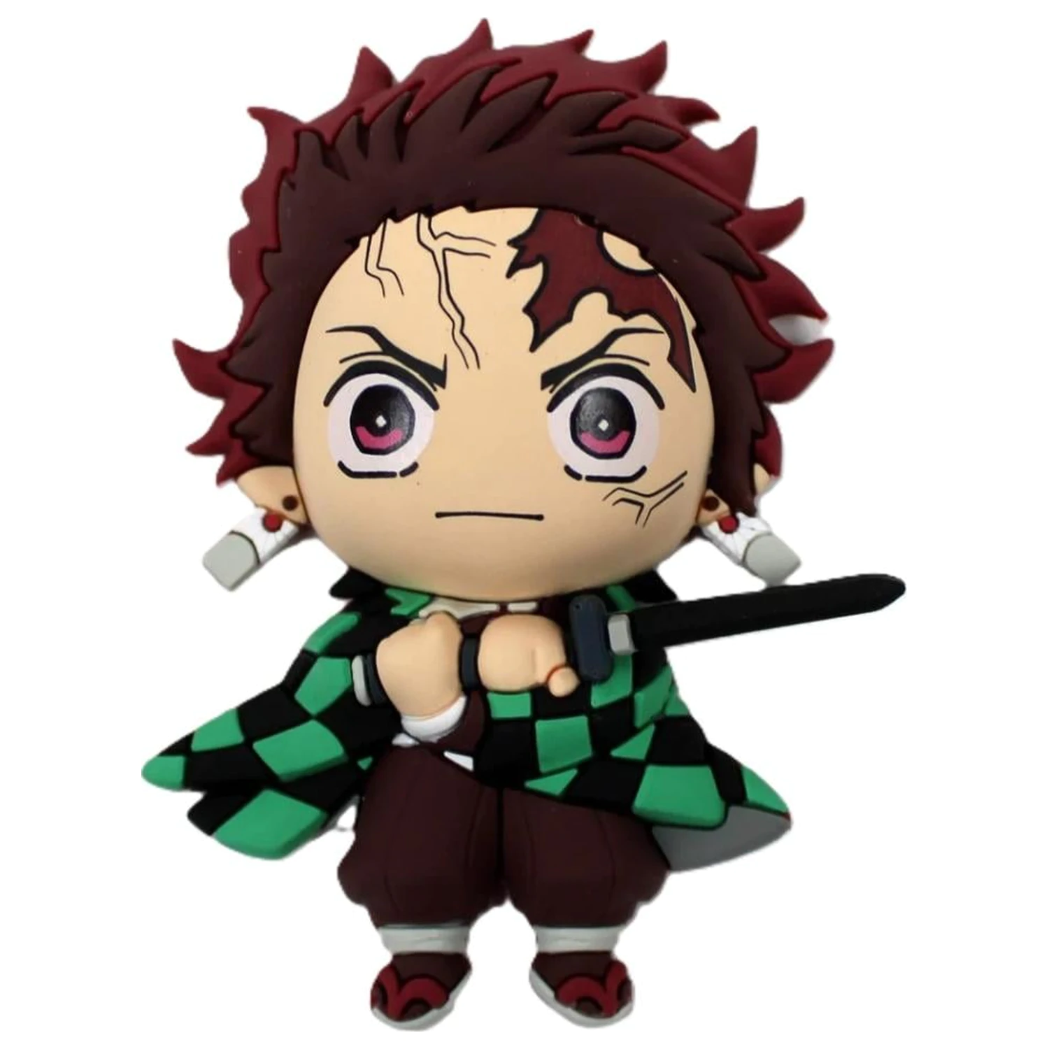 Demon Slayer Bloody Tanjiro magnes kolekcjonerski z pianki 3D zdjęcie produktu