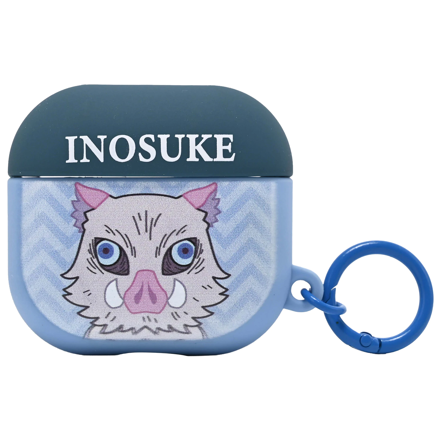 Demon Slayer Inosuke 3D Piankowe etui na AirPods z klipsem do torby zdjęcie produktu