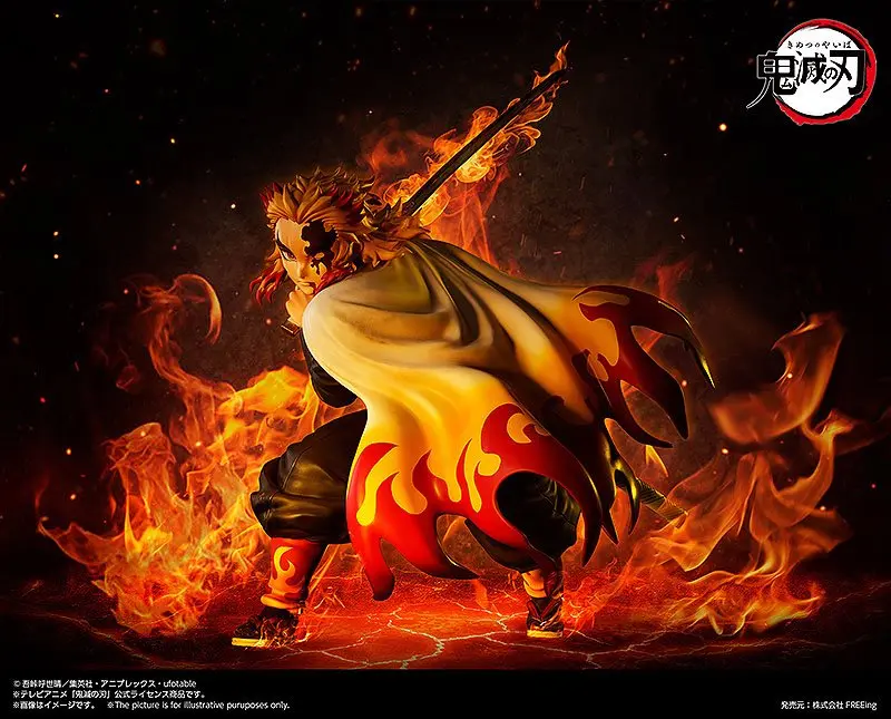 Demon Slayer: Kimetsu no Yaiba Statua 1/4 Kyojuro Rengoku 42 cm zdjęcie produktu