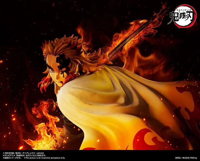 Demon Slayer: Kimetsu no Yaiba Statua 1/4 Kyojuro Rengoku 42 cm zdjęcie produktu