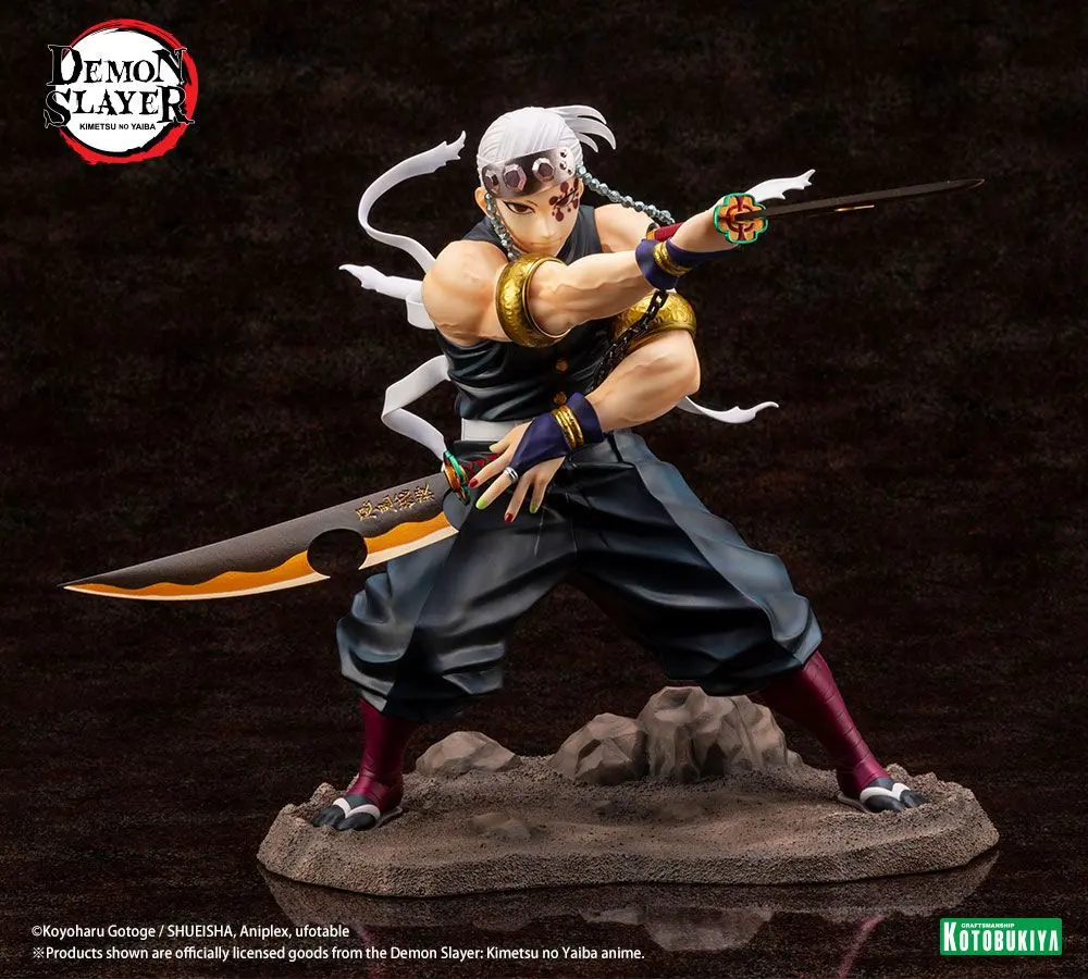 Demon Slayer: Kimetsu no Yaiba ARTFXJ Statua 1/8 Tengen Uzui Regular Edition 23 cm zdjęcie produktu