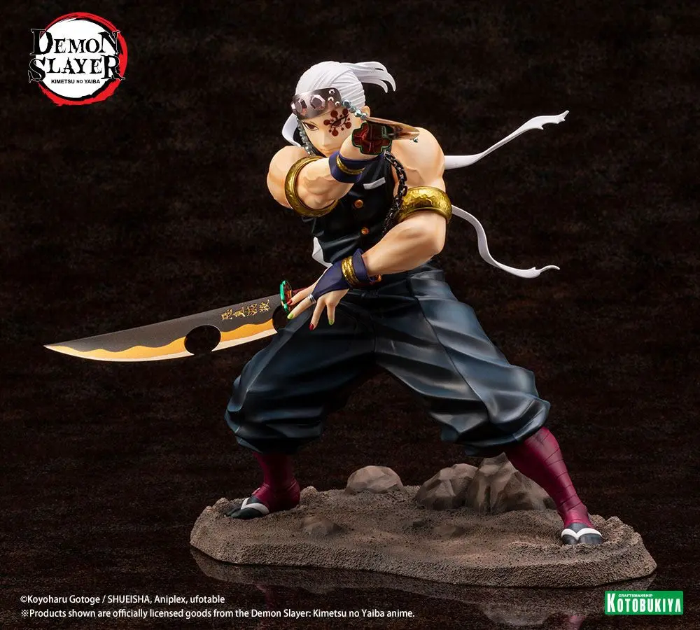 Demon Slayer: Kimetsu no Yaiba ARTFXJ Statua 1/8 Tengen Uzui Regular Edition 23 cm zdjęcie produktu