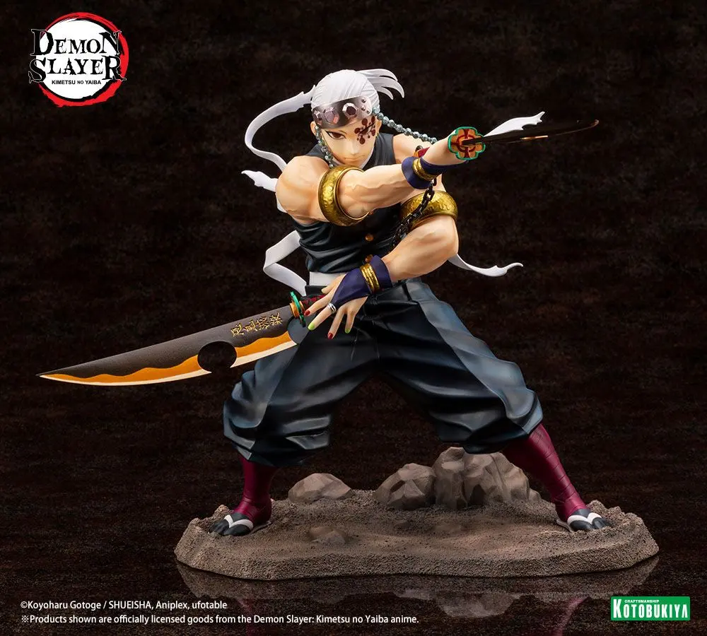 Demon Slayer: Kimetsu no Yaiba ARTFXJ Statua 1/8 Tengen Uzui Regular Edition 23 cm zdjęcie produktu