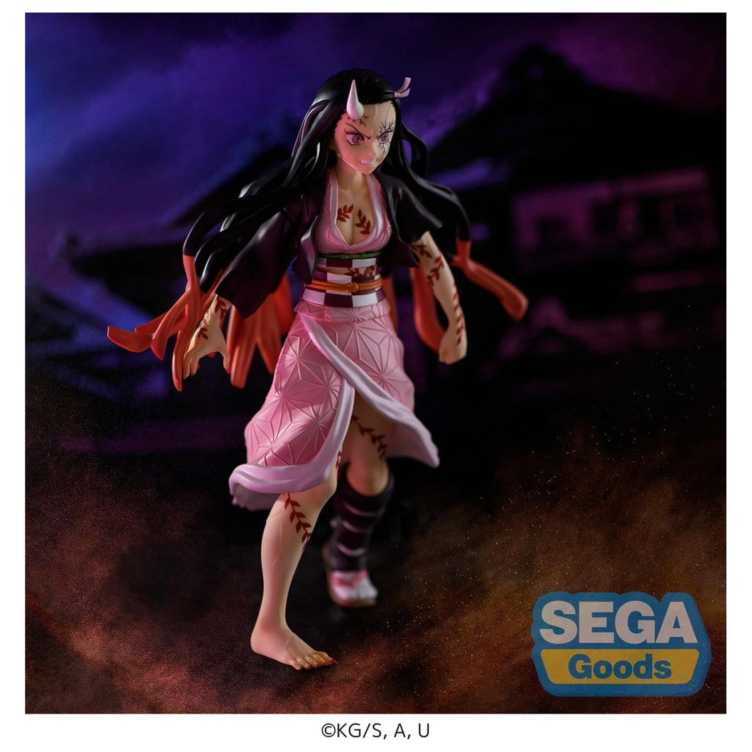 Demon Slayer: Kimetsu no Yaiba FIGURIZMa PVC Figurka Nezuko Kamado Demon Form Advancing Ver. (Rerelease) 21 cm zdjęcie produktu