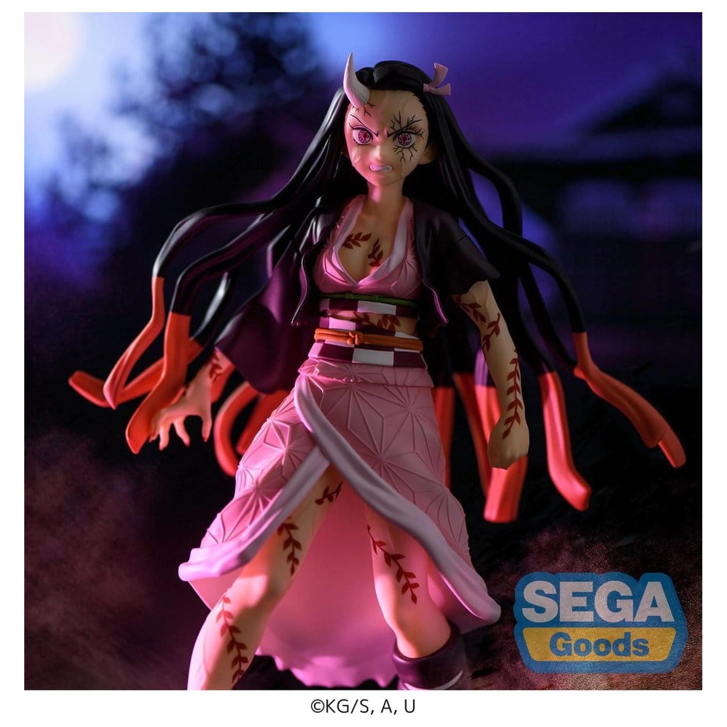 Demon Slayer: Kimetsu no Yaiba FIGURIZMa PVC Figurka Nezuko Kamado Demon Form Advancing Ver. (Rerelease) 21 cm zdjęcie produktu