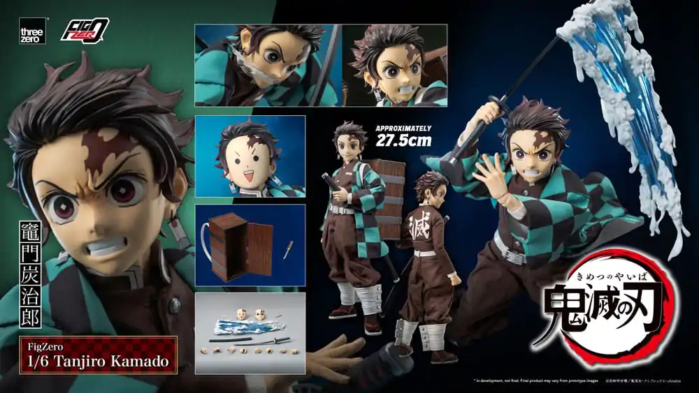 Demon Slayer Kimetsu no Yaiba FigZero Figurka Akcji 1/6 Tanjiro Kamado 27 cm zdjęcie produktu