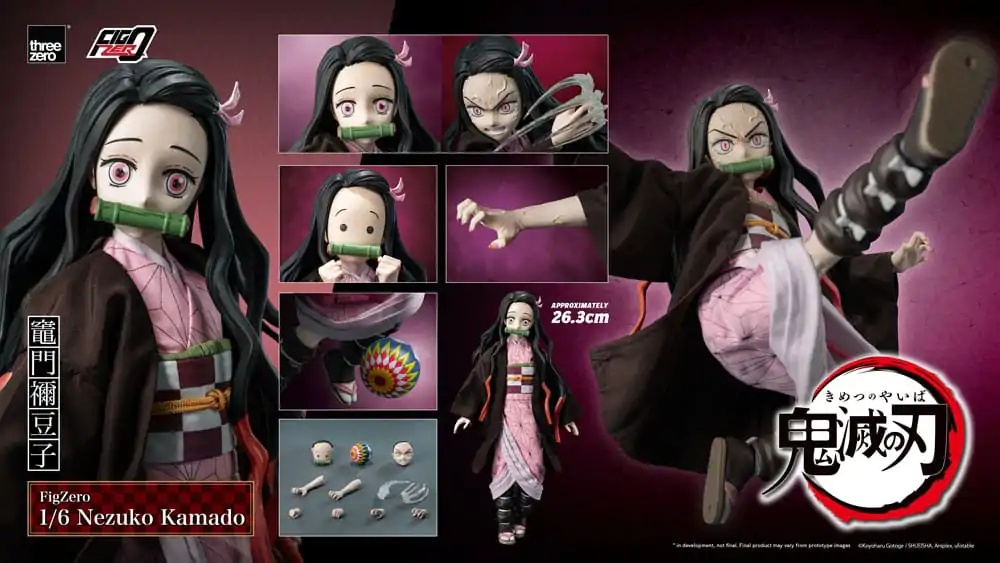 Demon Slayer: Kimetsu no Yaiba FigZero Figurka Akcji 1/6 Nezuko Kamado 26 cm zdjęcie produktu