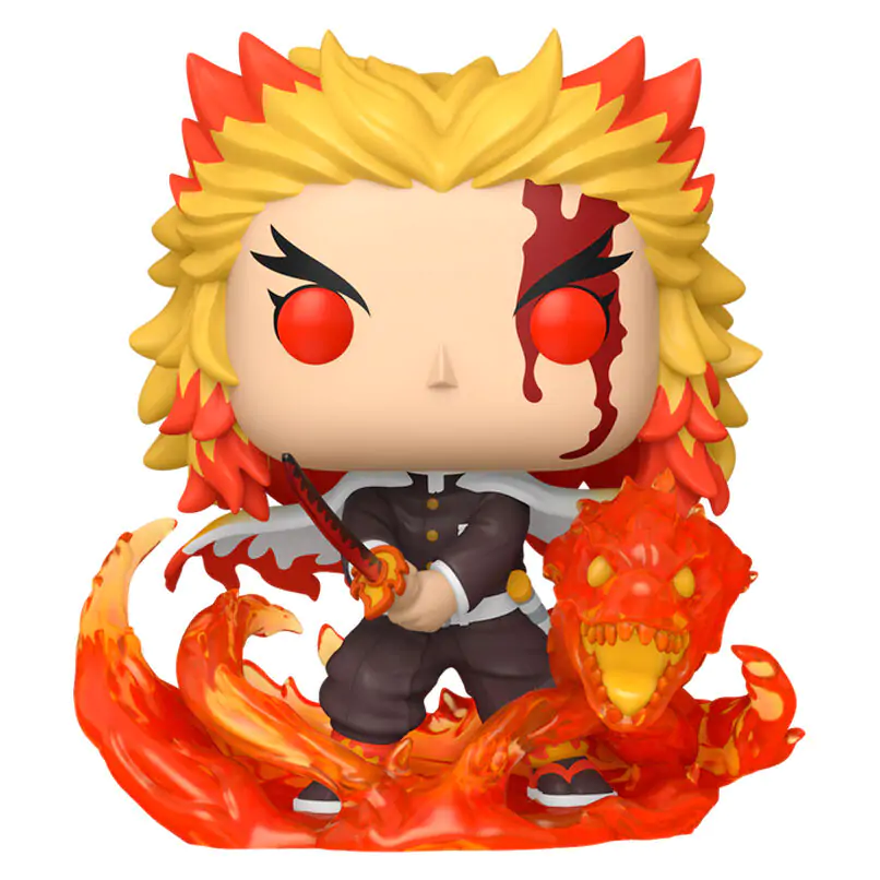 Demon Slayer: Kimetsu no Yaiba Funko POP! Animation Figurka winylowa Kyojuro Rengoku 9 forma Exclusive 9 cm zdjęcie produktu