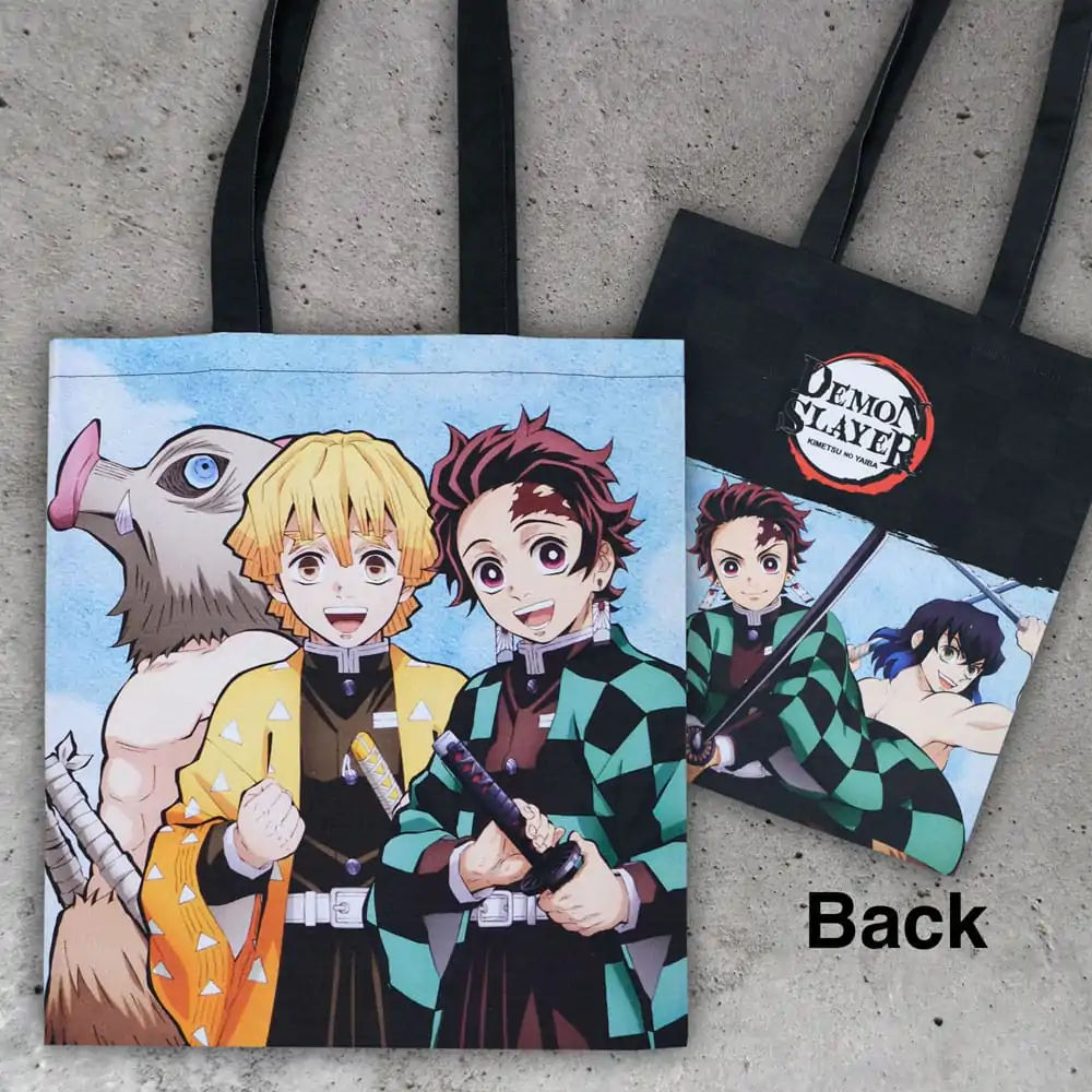 Demon Slayer: Kimetsu no Yaiba Torba Tote Inosuke, Zenitsu, Tanjiro zdjęcie produktu