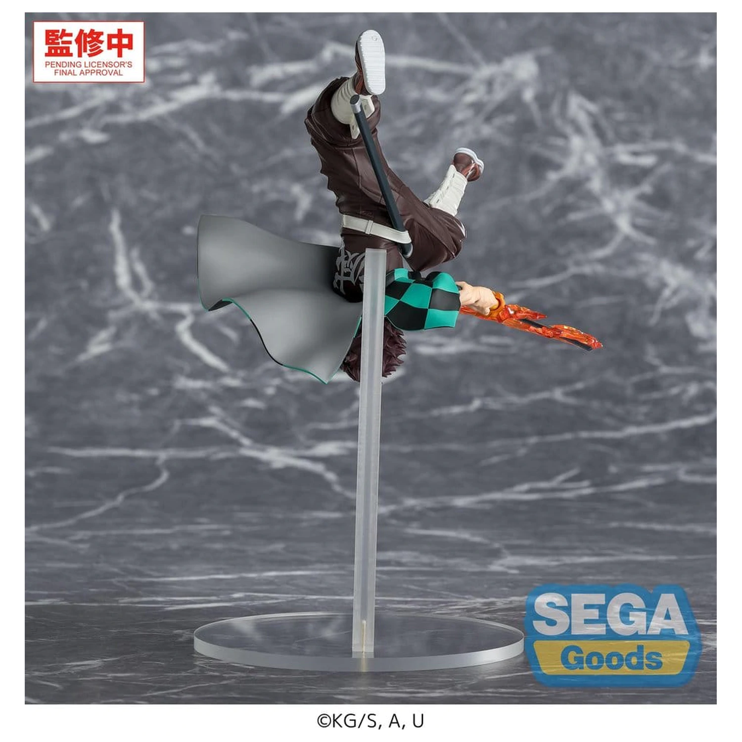 Demon Slayer: Kimetsu no Yaiba Luminasta PVC Figurka Tanjiro Kamado Hinokami Kagura Setting Sun Transformation 15 cm zdjęcie produktu