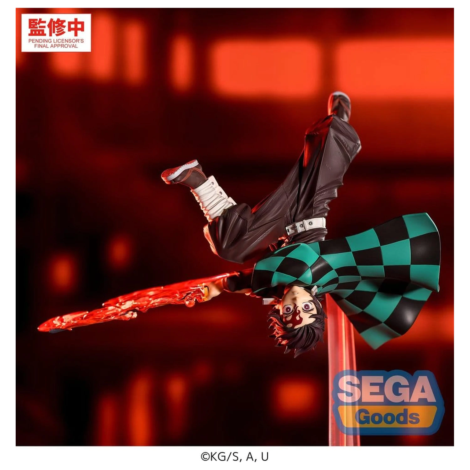 Demon Slayer: Kimetsu no Yaiba Luminasta PVC Figurka Tanjiro Kamado Hinokami Kagura Setting Sun Transformation 15 cm zdjęcie produktu