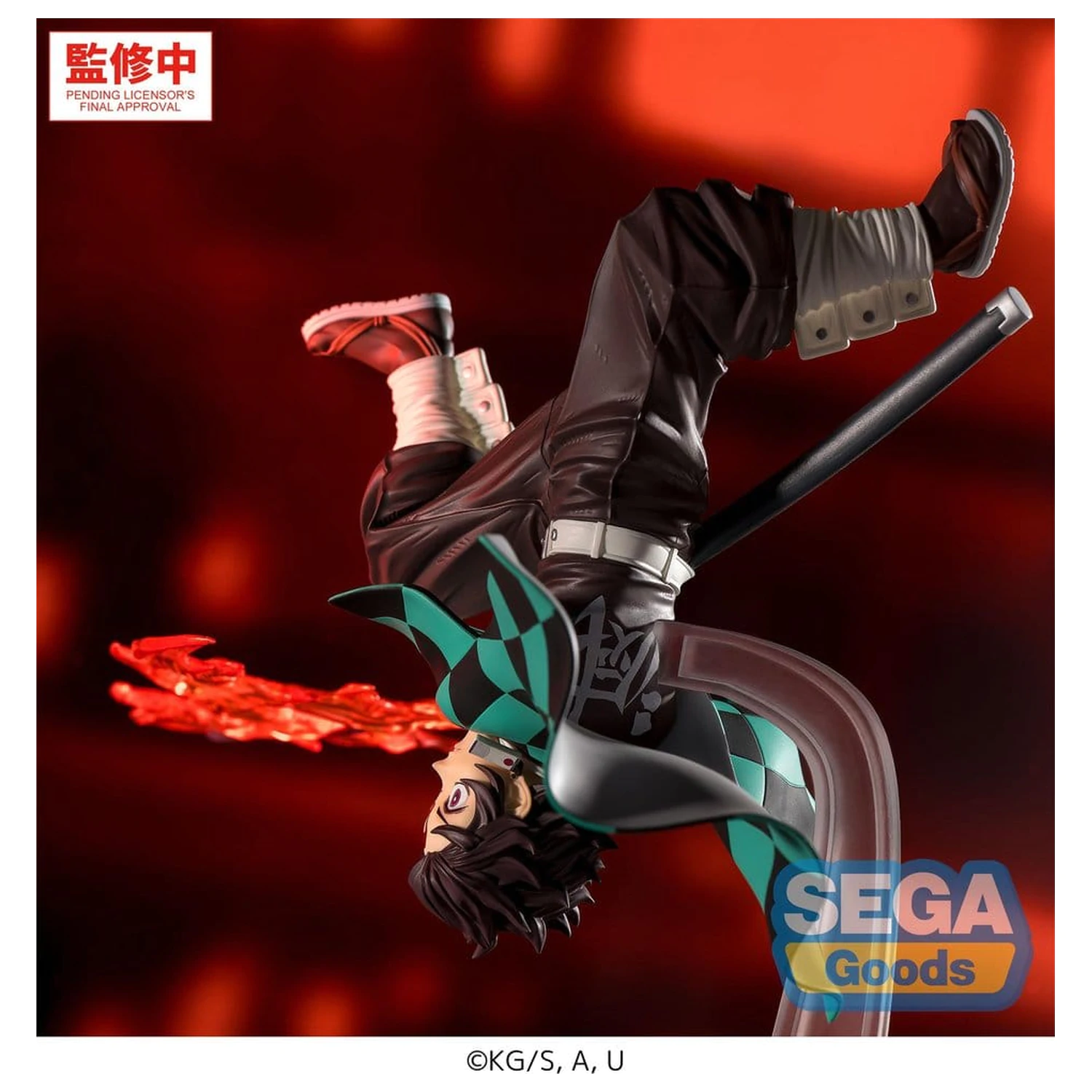 Demon Slayer: Kimetsu no Yaiba Luminasta PVC Figurka Tanjiro Kamado Hinokami Kagura Setting Sun Transformation 15 cm zdjęcie produktu