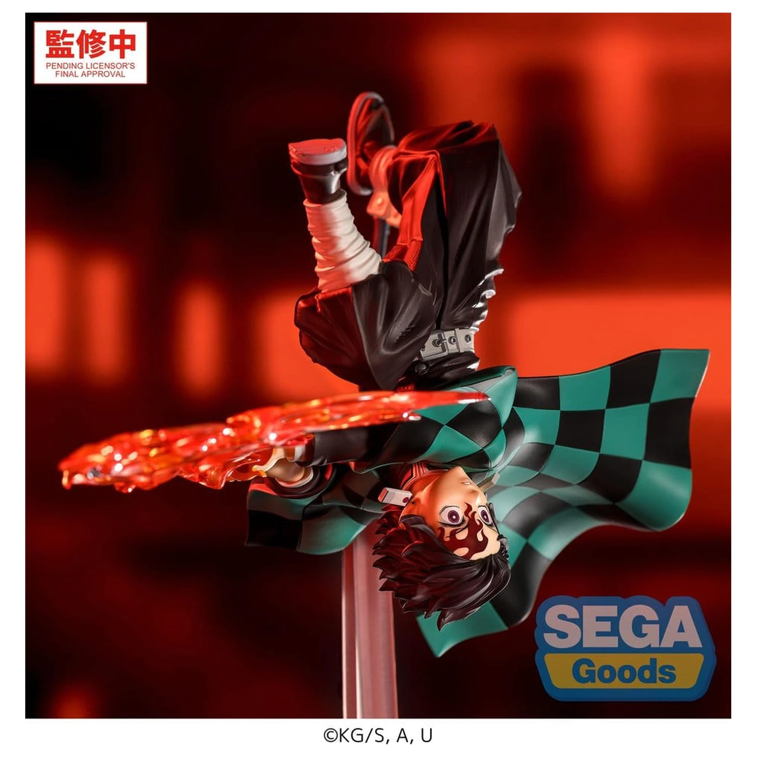 Demon Slayer: Kimetsu no Yaiba Luminasta PVC Figurka Tanjiro Kamado Hinokami Kagura Setting Sun Transformation 15 cm zdjęcie produktu