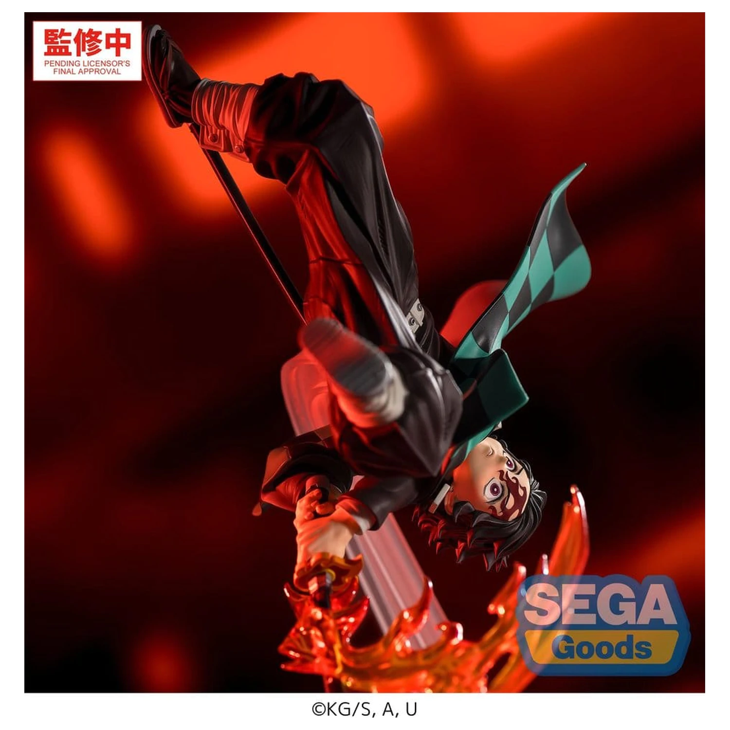 Demon Slayer: Kimetsu no Yaiba Luminasta PVC Figurka Tanjiro Kamado Hinokami Kagura Setting Sun Transformation 15 cm zdjęcie produktu