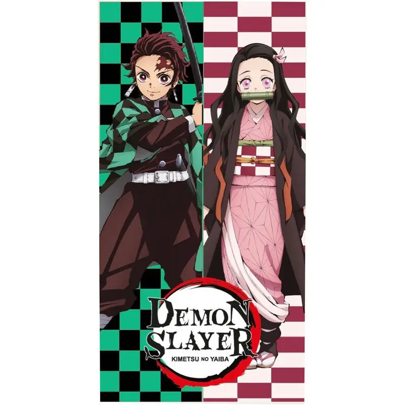 Demon Slayer Kimetsu no Yaiba ręcznik plażowy z mikrofibry zdjęcie produktu