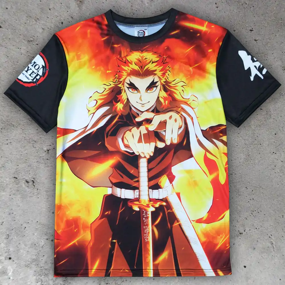 Demon Slayer: Kimetsu no Yaiba T-Shirt Kyojuro Rengoku - Koszulka zdjęcie produktu