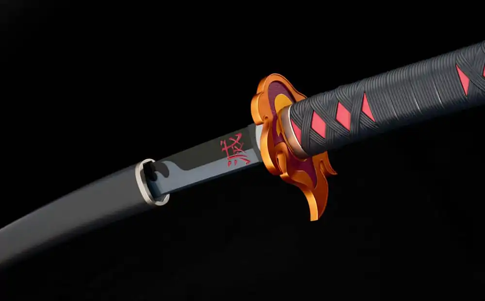 Demon Slayer: Kimetsu no Yaiba Proplica Replika 1/1 Nichirin Sword (Tanjiro Kamado) Kyojuro Rengoku´s Sword Guard Ver. 88 cm zdjęcie produktu