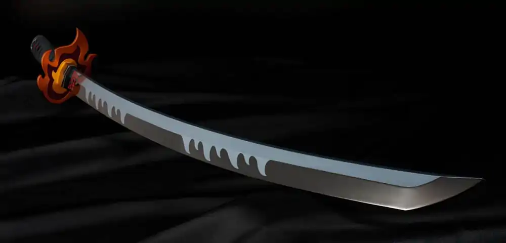 Demon Slayer: Kimetsu no Yaiba Proplica Replika 1/1 Nichirin Sword (Tanjiro Kamado) Kyojuro Rengoku´s Sword Guard Ver. 88 cm zdjęcie produktu