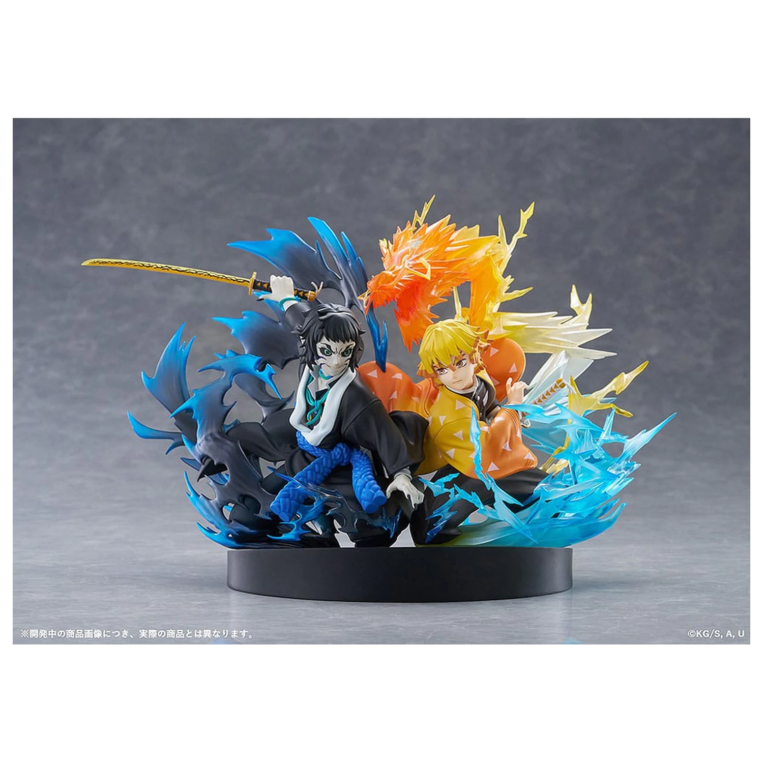 Demon Slayer: Kimetsu no Yaiba PVC Statuetka Zenitsu Agatsuma & Kaigaku 15 cm zdjęcie produktu