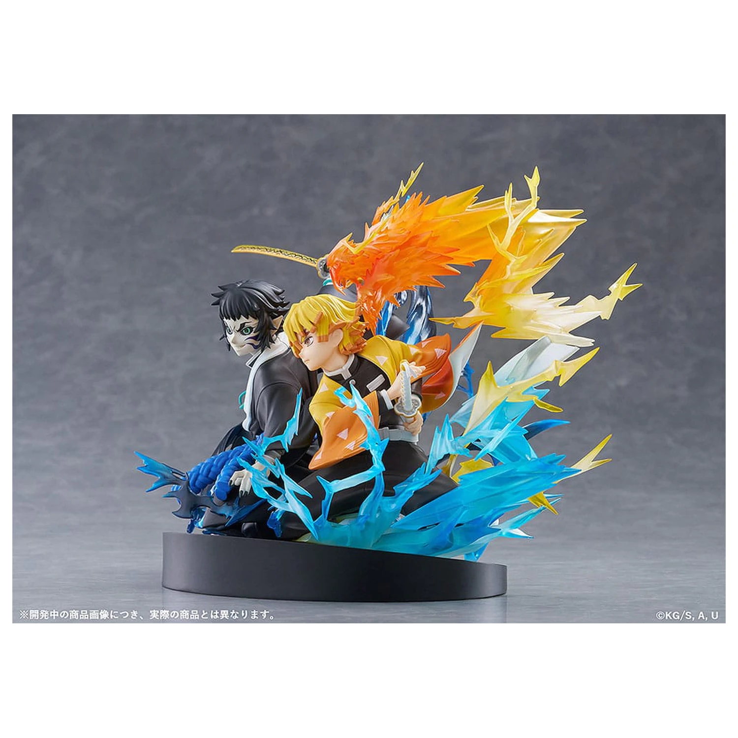 Demon Slayer: Kimetsu no Yaiba PVC Statuetka Zenitsu Agatsuma & Kaigaku 15 cm zdjęcie produktu