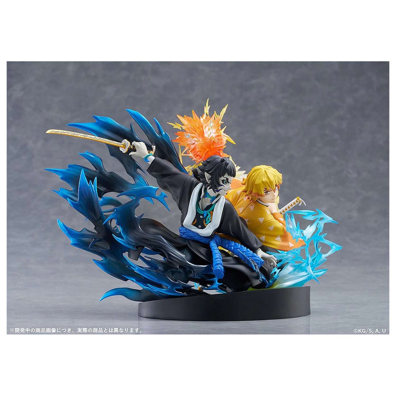 Demon Slayer: Kimetsu no Yaiba PVC Statuetka Zenitsu Agatsuma & Kaigaku 15 cm zdjęcie produktu