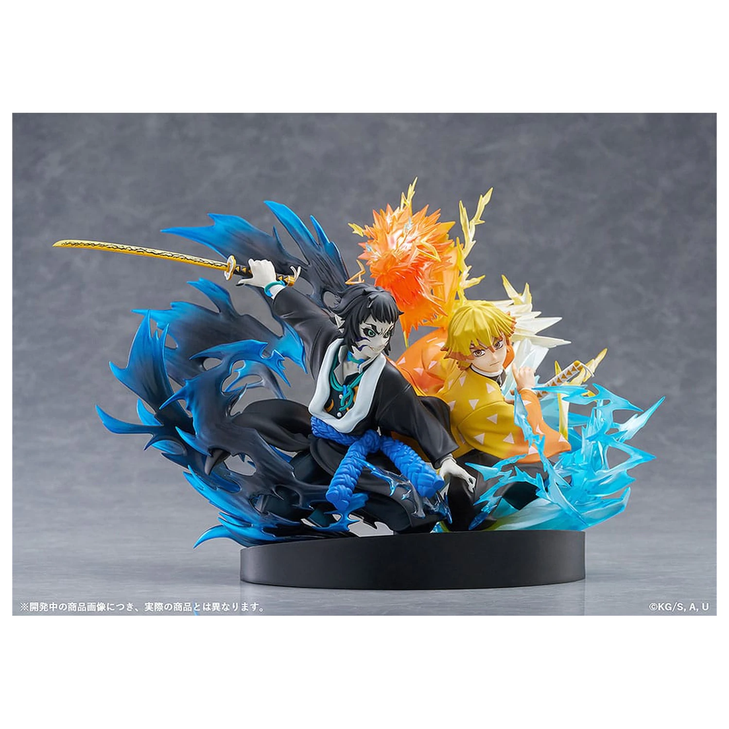 Demon Slayer: Kimetsu no Yaiba PVC Statuetka Zenitsu Agatsuma & Kaigaku 15 cm zdjęcie produktu