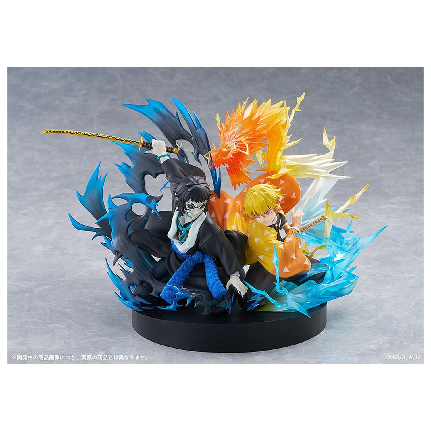 Demon Slayer: Kimetsu no Yaiba PVC Statuetka Zenitsu Agatsuma & Kaigaku 15 cm zdjęcie produktu