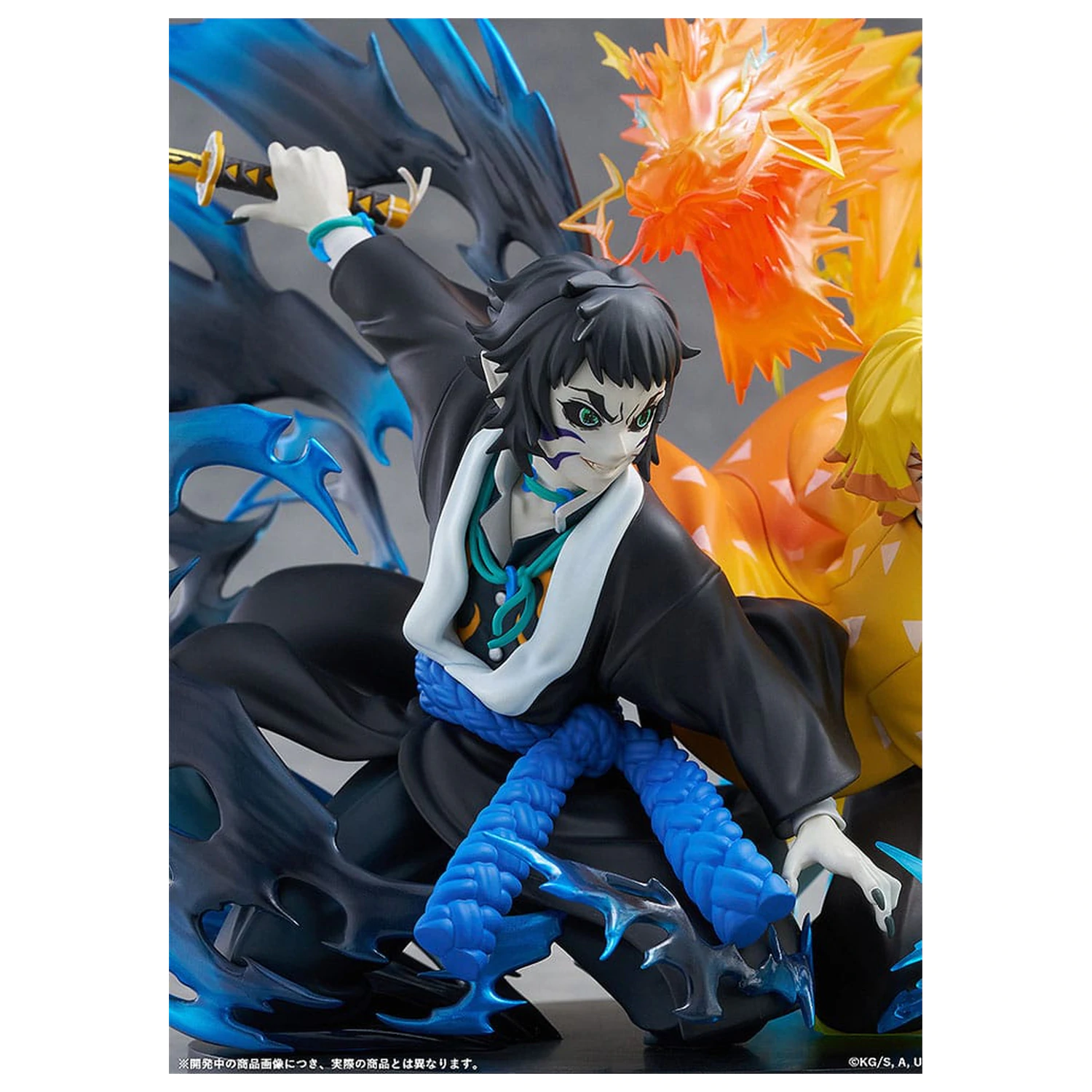 Demon Slayer: Kimetsu no Yaiba PVC Statuetka Zenitsu Agatsuma & Kaigaku 15 cm zdjęcie produktu