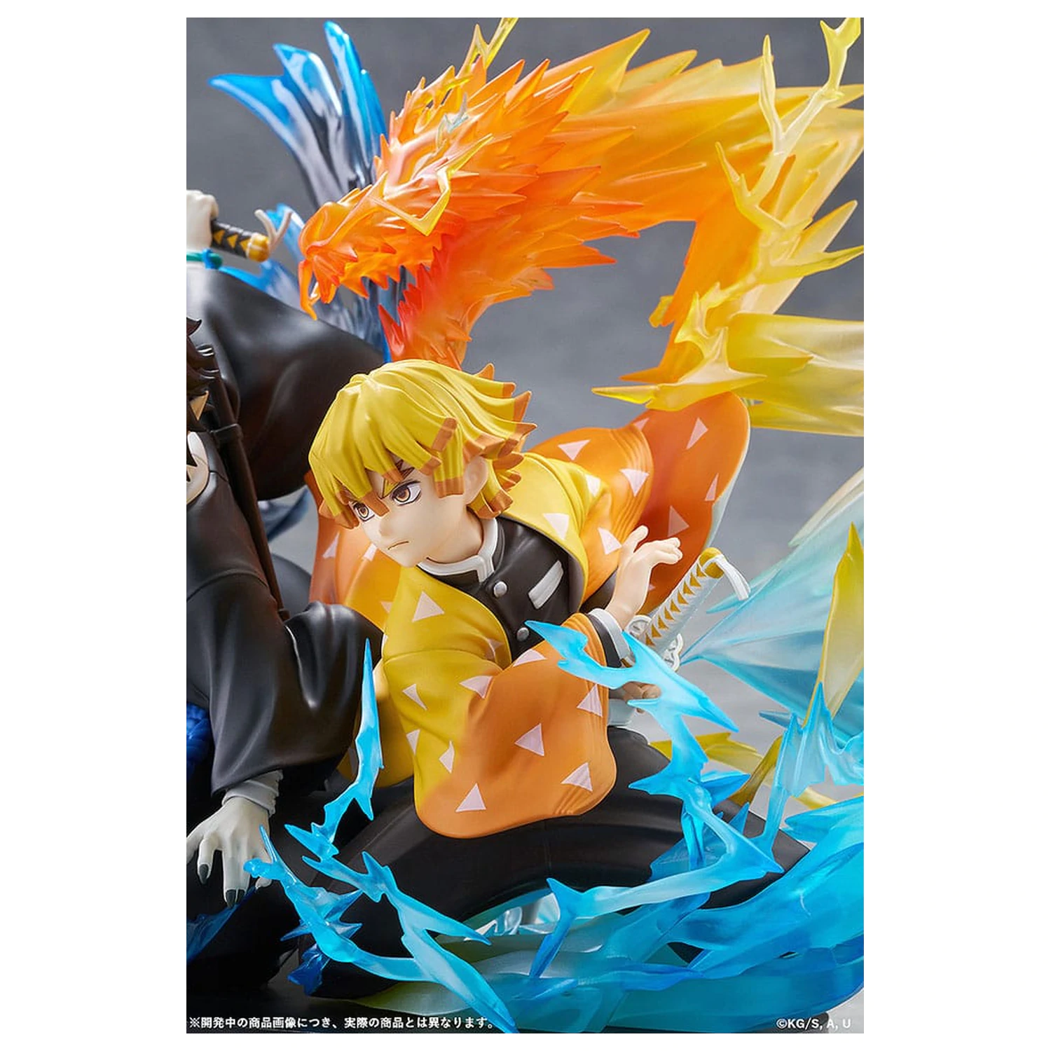 Demon Slayer: Kimetsu no Yaiba PVC Statuetka Zenitsu Agatsuma & Kaigaku 15 cm zdjęcie produktu