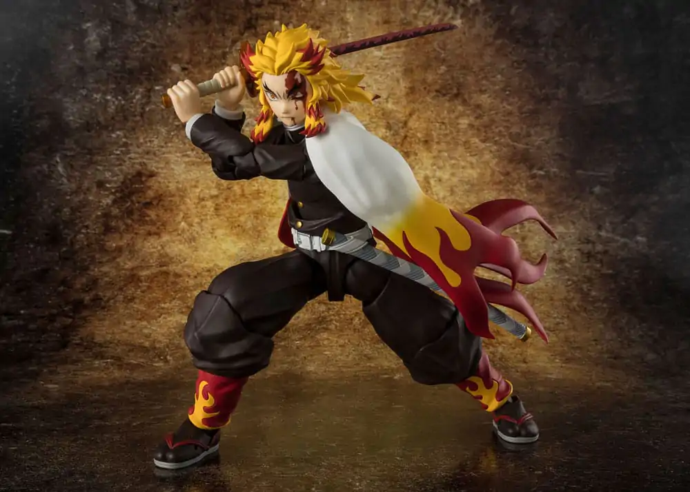 Demon Slayer: Kimetsu no Yaiba S.H.Figuarts Figurka Akcji Kyojuro Rengoku 15 cm zdjęcie produktu