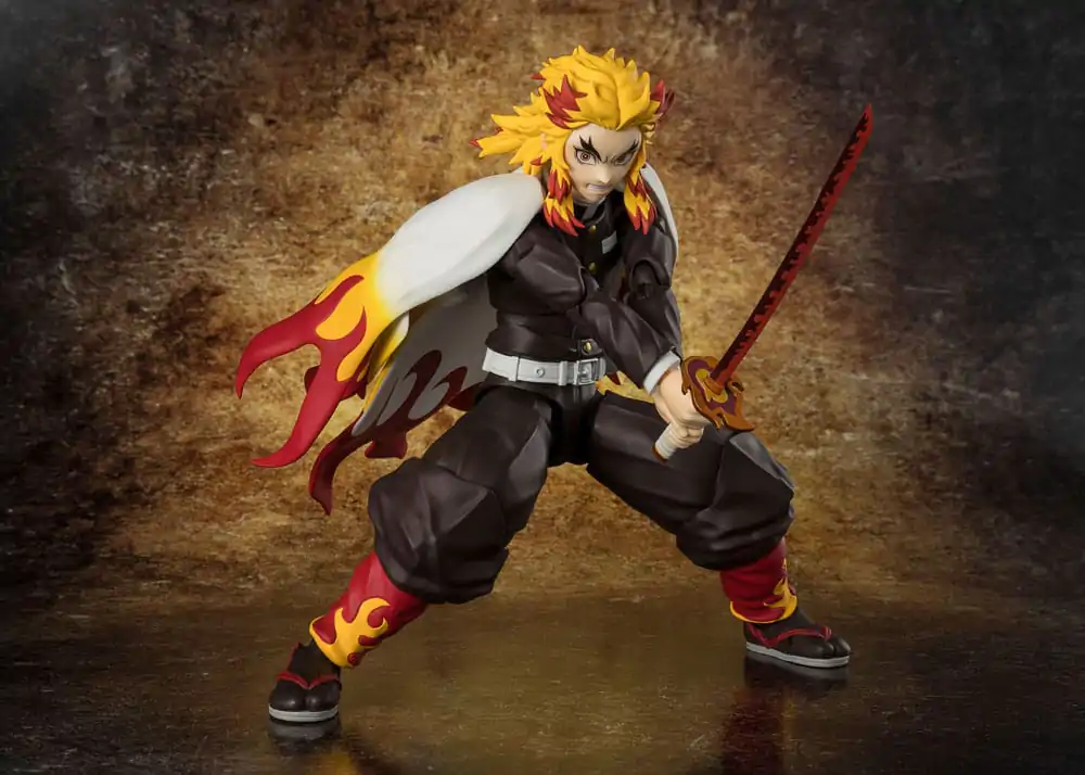 Demon Slayer: Kimetsu no Yaiba S.H.Figuarts Figurka Akcji Kyojuro Rengoku 15 cm zdjęcie produktu