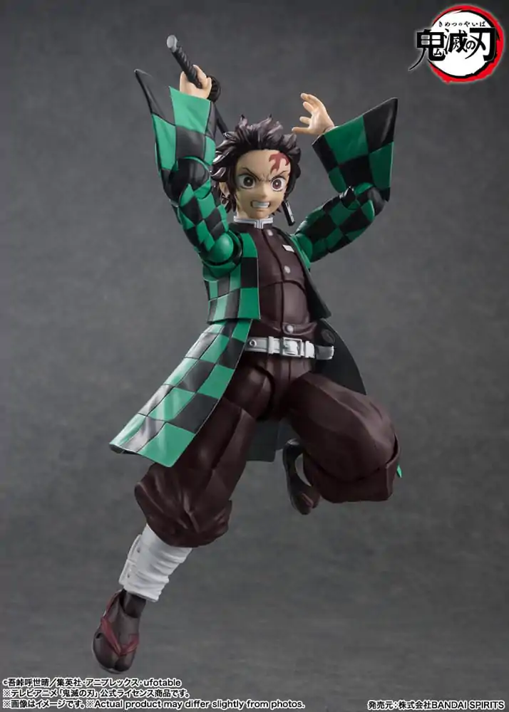 Demon Slayer: Kimetsu no Yaiba S.H. Figuarts Figurka Akcji Tanjiro Kamado 14 cm zdjęcie produktu