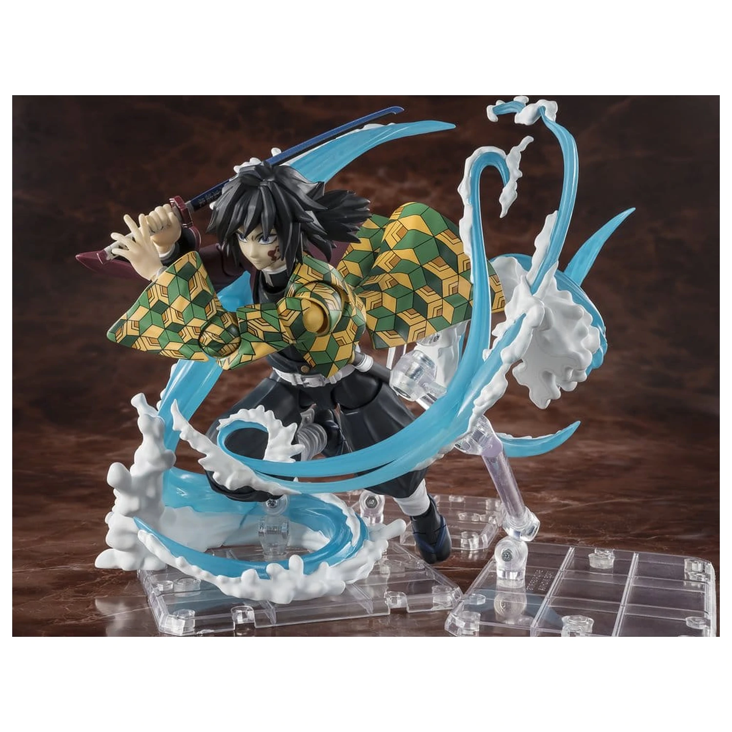 Demon Slayer: Kimetsu no Yaiba S.H. Figuarts Zestaw akcesoriów Tanjiro Kamado i Giyu Tomioka Zestaw części opcjonalnych Oddech Wody zdjęcie produktu