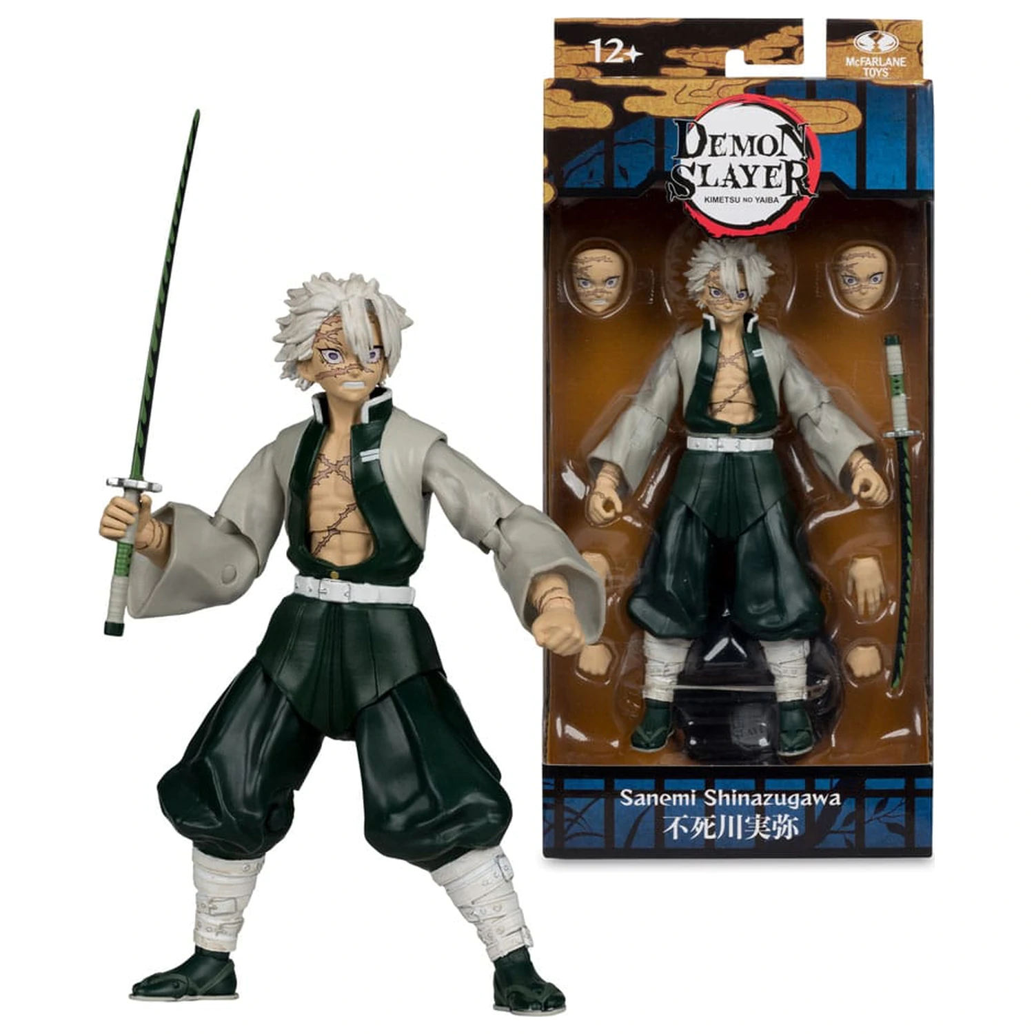 Demon Slayer: Kimetsu no Yaiba figurka akcji Sanemi Shinazugawa 17 cm zdjęcie produktu