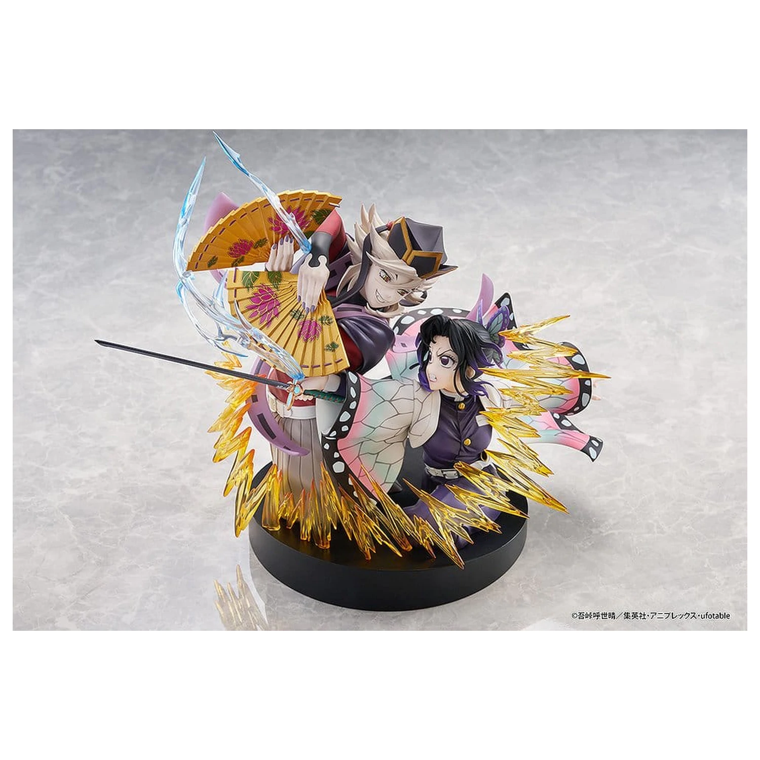 Demon Slayer: Kimetsu no Yaiba figurki PCV zestaw 2 sztuk Shinobu Kocho & Doma 18 cm zdjęcie produktu