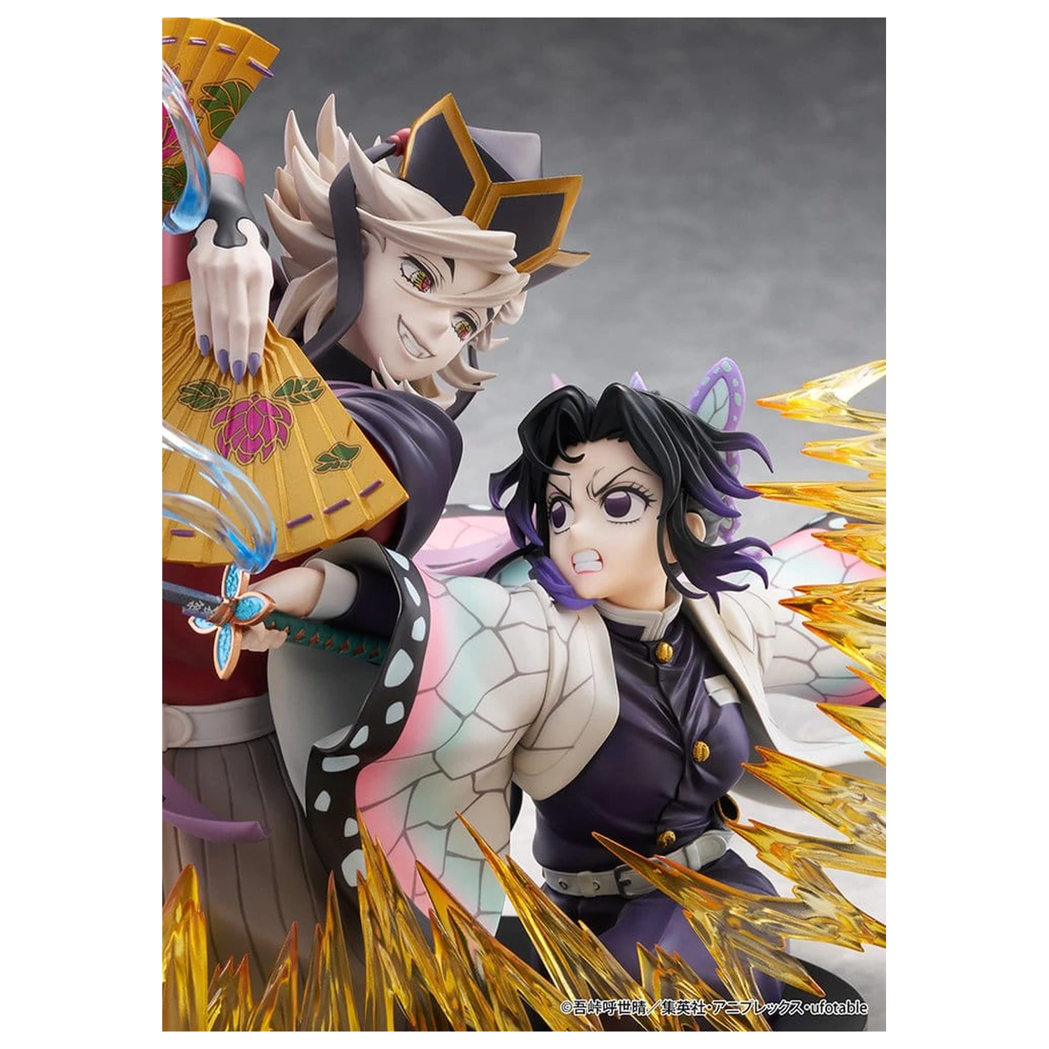 Demon Slayer: Kimetsu no Yaiba figurki PCV zestaw 2 sztuk Shinobu Kocho & Doma 18 cm zdjęcie produktu