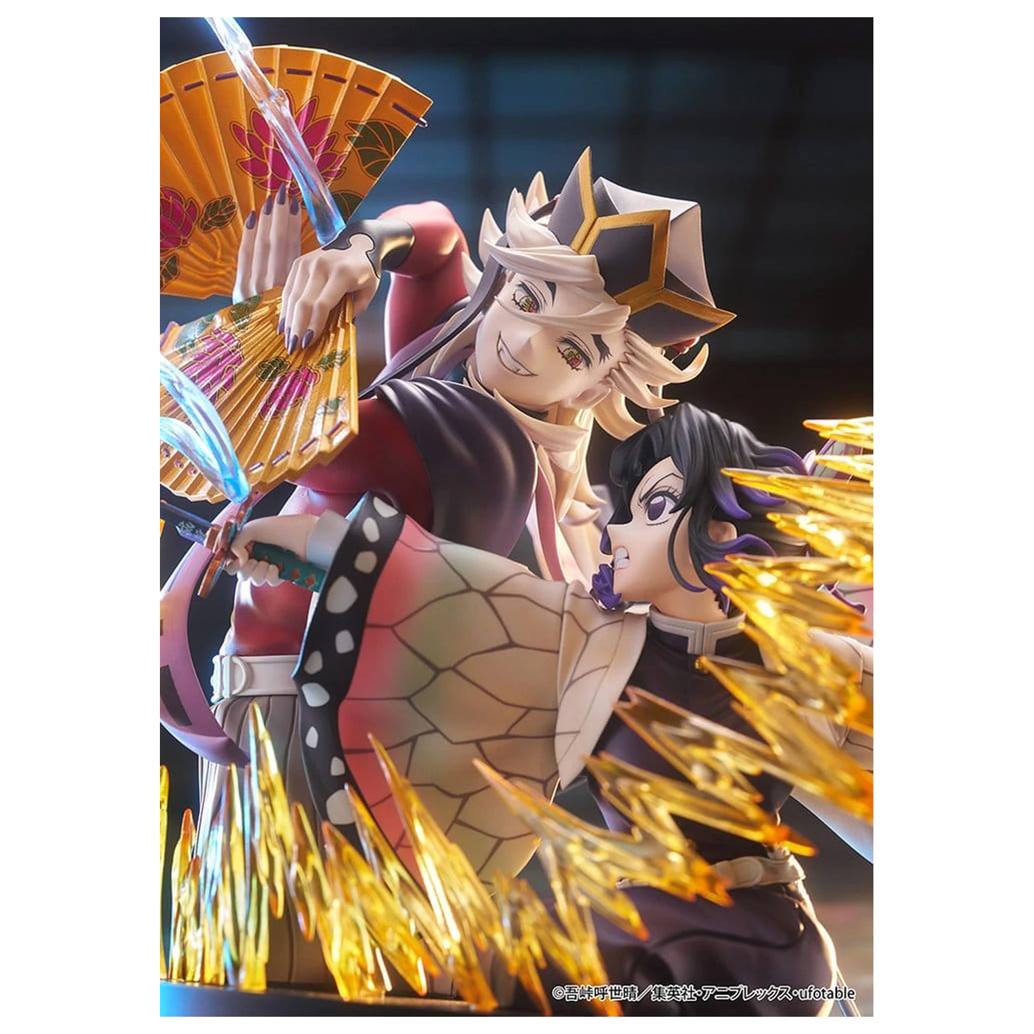 Demon Slayer: Kimetsu no Yaiba figurki PCV zestaw 2 sztuk Shinobu Kocho & Doma 18 cm zdjęcie produktu