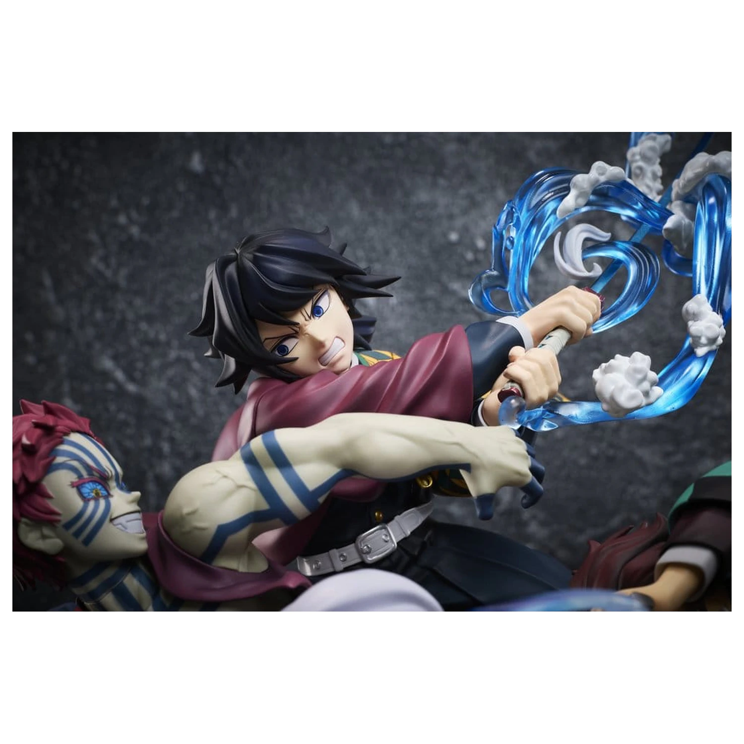 Demon Slayer: Kimetsu no Yaiba figurka PVC Tanjiro Kamado i Giyu Tomioka i Akaza 13 cm zdjęcie produktu