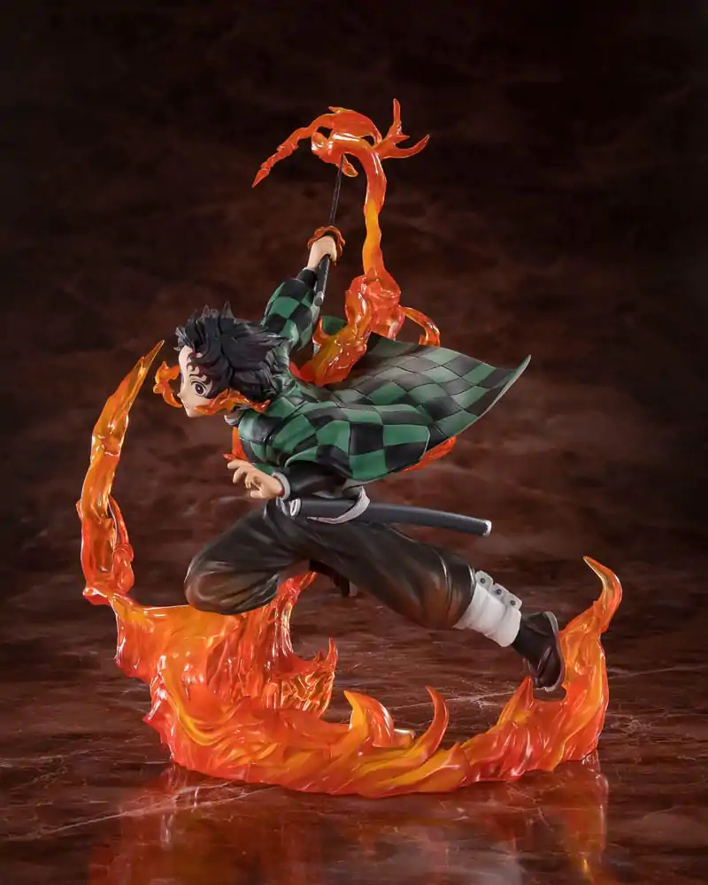 Demon Slayer Kimetsu no Yaiba Tanjiro Kamado Kyojuro Rengokus Sword Guard figurka 19,5 cm zdjęcie produktu