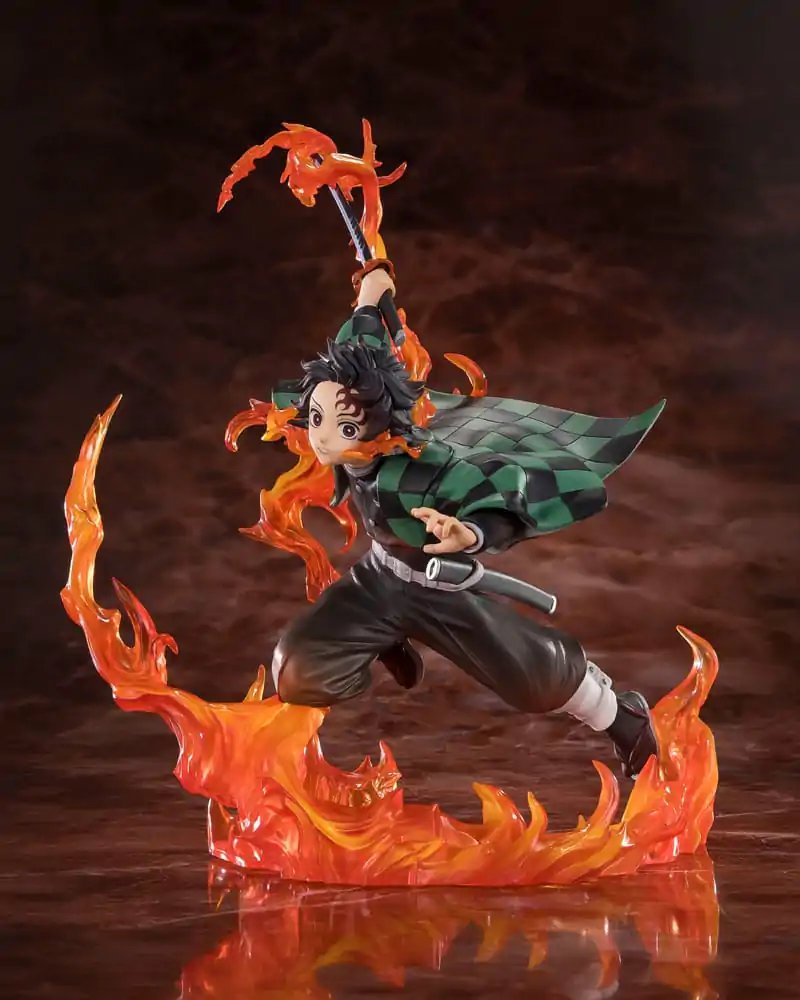 Demon Slayer Kimetsu no Yaiba Tanjiro Kamado Kyojuro Rengokus Sword Guard figurka 19,5 cm zdjęcie produktu