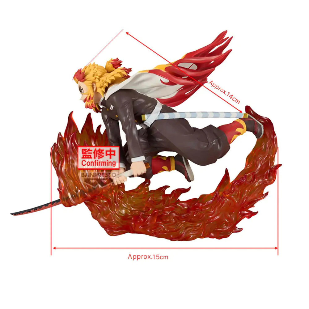 Demon Slayer Kimetsu no Yaiba Vibration Stars Kyojuro Rengoku figurka 14 cm zdjęcie produktu