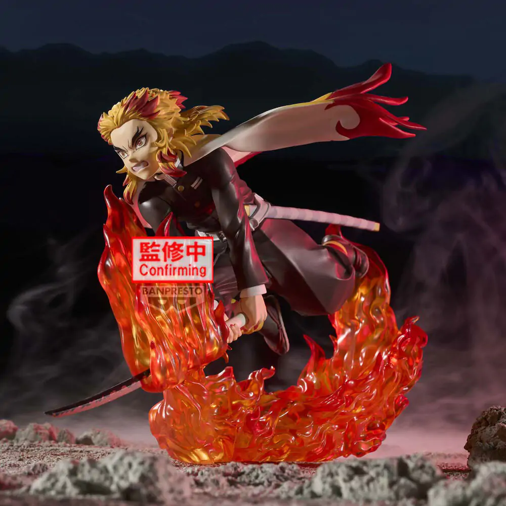 Demon Slayer Kimetsu no Yaiba Vibration Stars Kyojuro Rengoku figurka 14 cm zdjęcie produktu