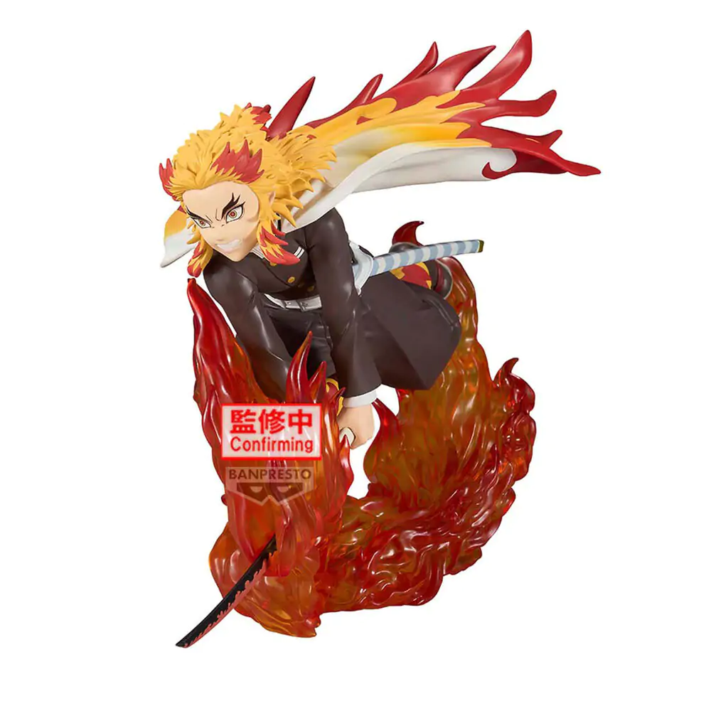 Demon Slayer Kimetsu no Yaiba Vibration Stars Kyojuro Rengoku figurka 14 cm zdjęcie produktu