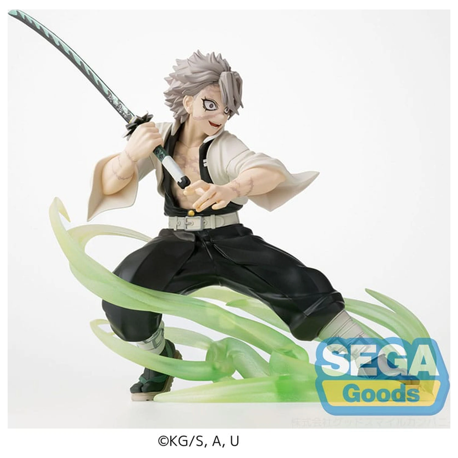 Demon Slayer: Kimetsu no Yaiba Xross Link Anime statua PVC Sanemi Shinazugawa Hashira Training Arc 12 cm zdjęcie produktu