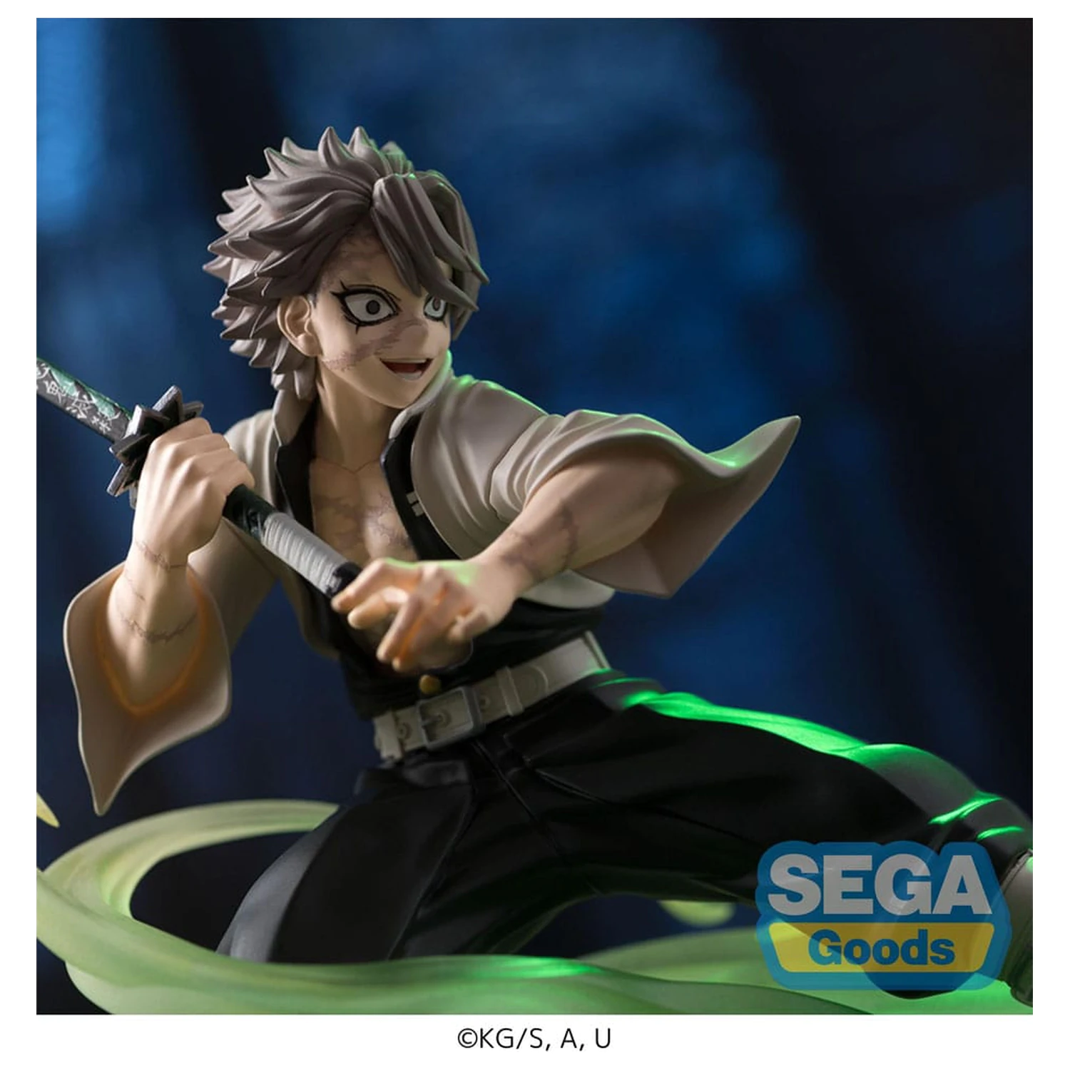 Demon Slayer: Kimetsu no Yaiba Xross Link Anime statua PVC Sanemi Shinazugawa Hashira Training Arc 12 cm zdjęcie produktu